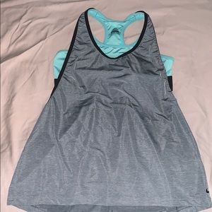 Nike workout tank with built in bra